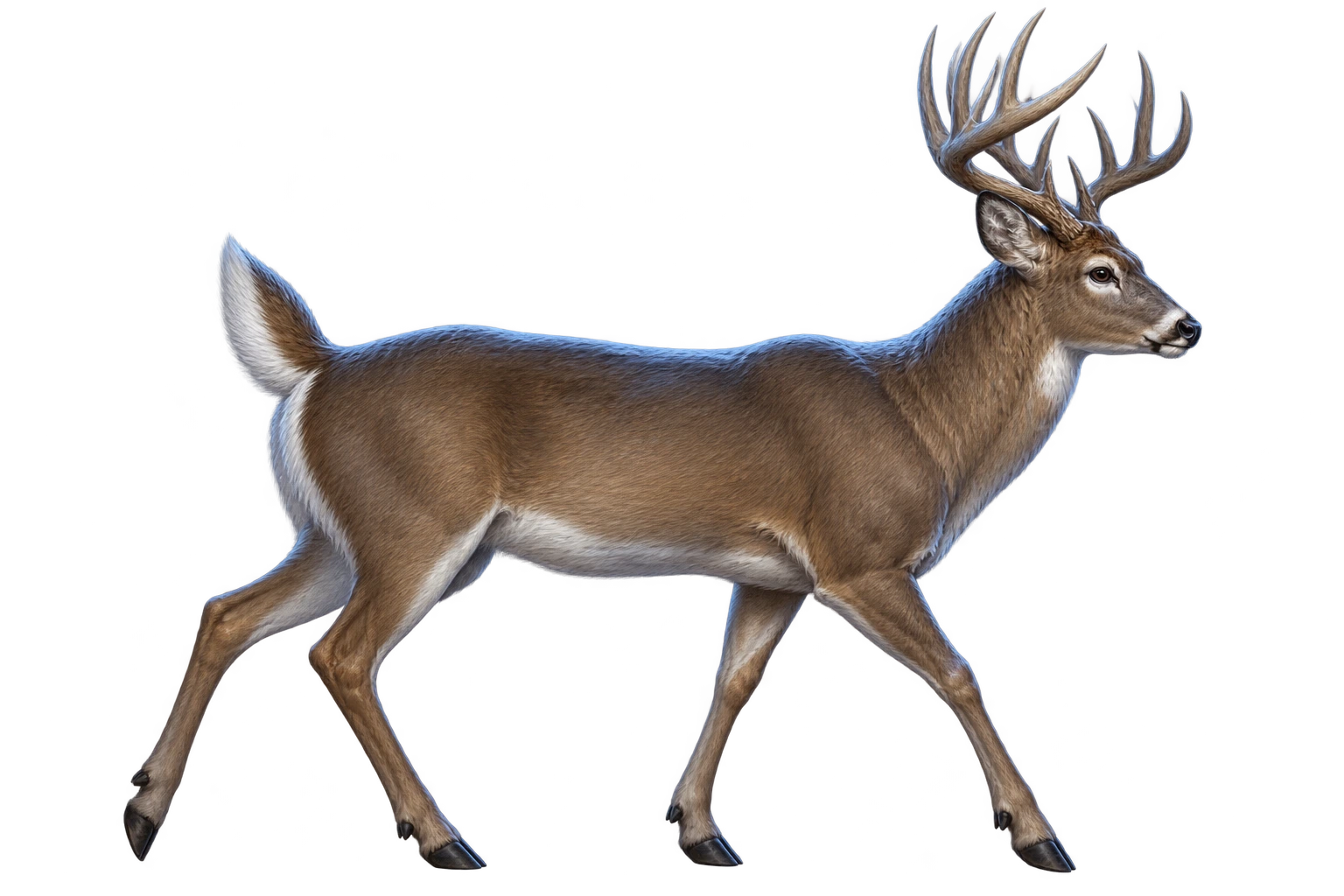 Whitetail buck artwork from Hunting Wizard
